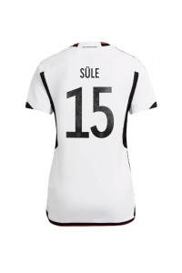 Tyskland Niklas Sule #15 Fotballdrakt Hjemme Klær Dame VM 2022 Korte ermer